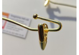 Плечики-вішалка для білизни (позолочена з прищіпками) №2